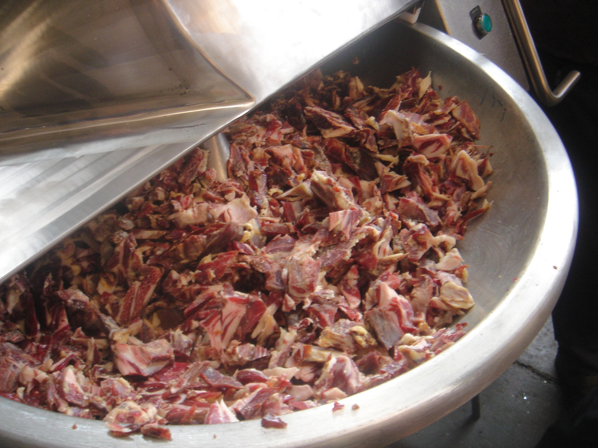 Cutter CRUELLS, detalle del corte de carne