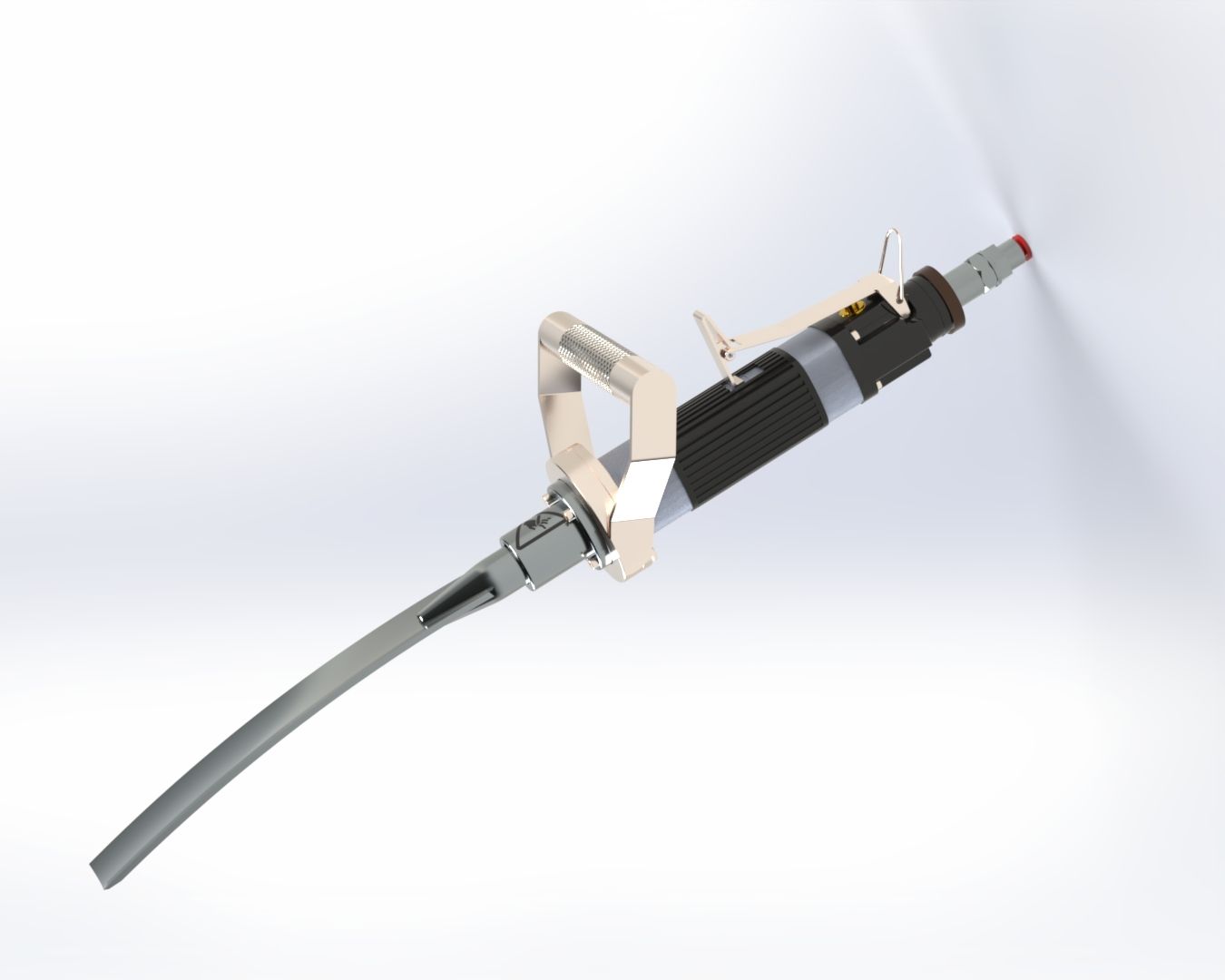 Gubiadora neumática manual FG, render de producto