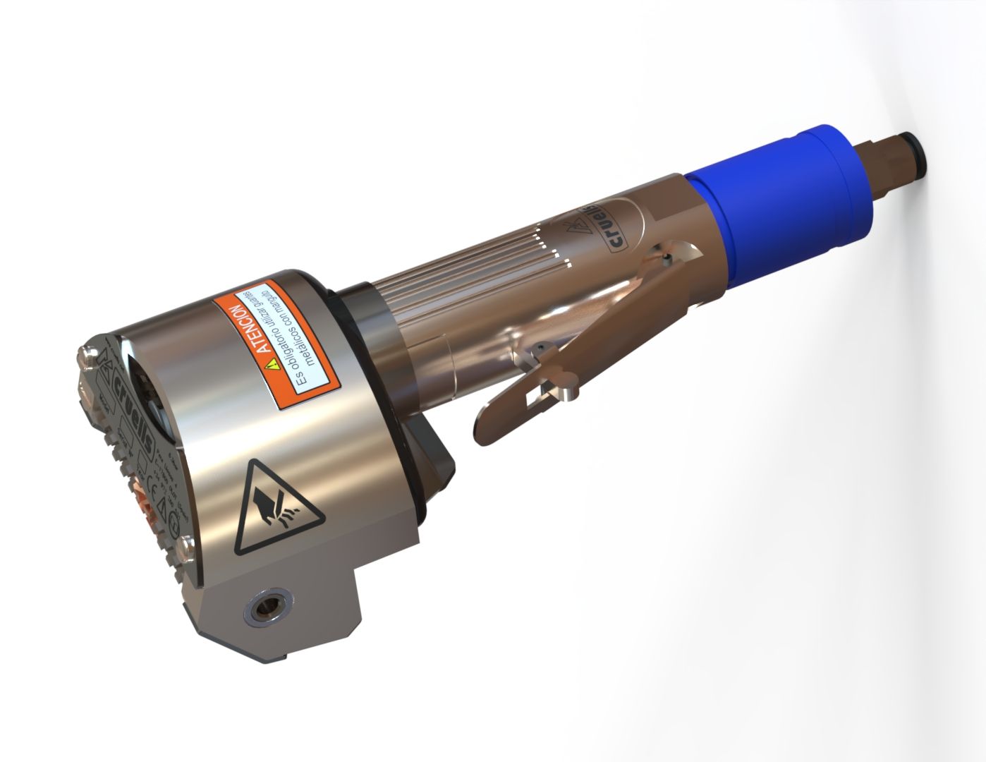 Descortezadora Q-74, vista de detalle