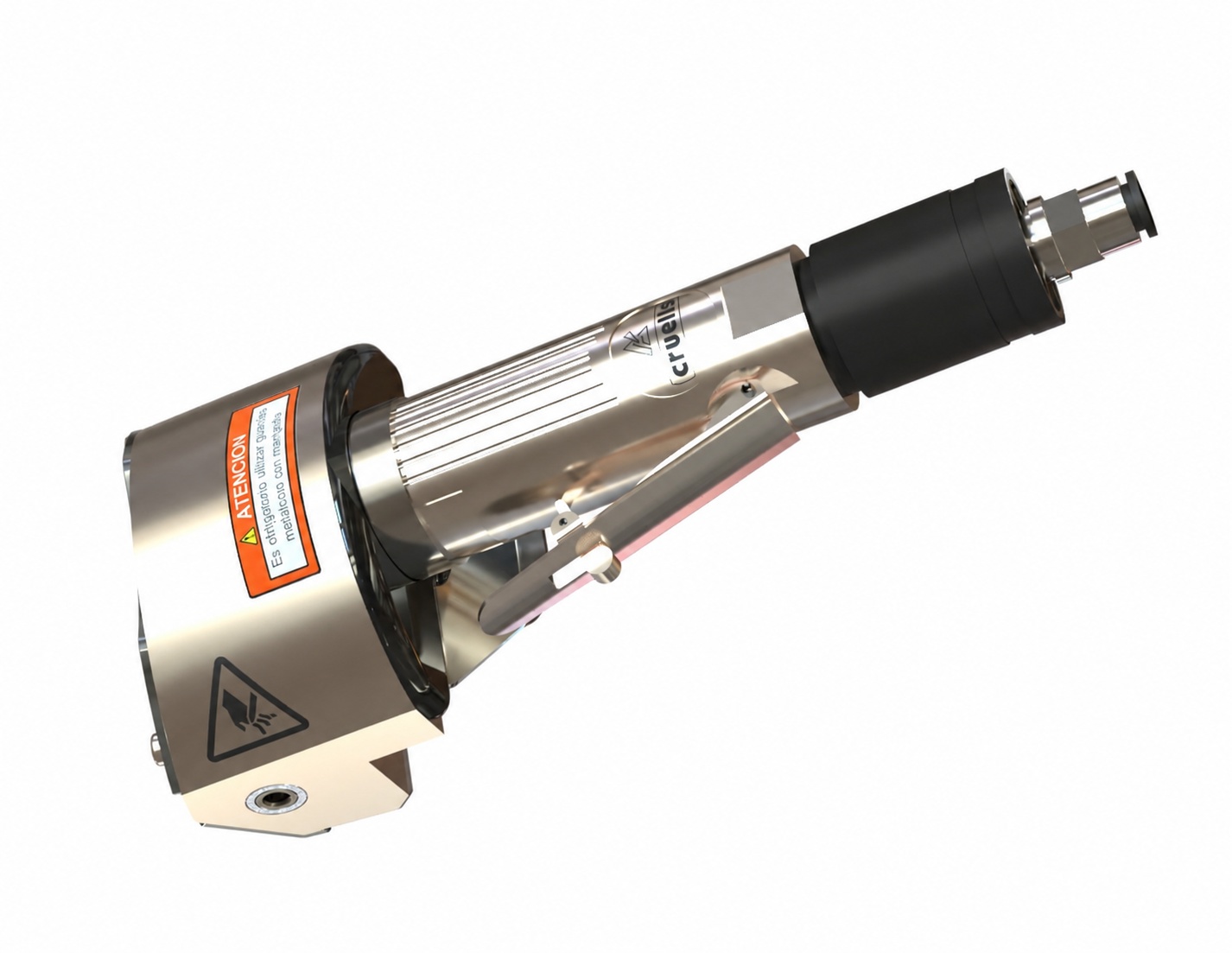 Descortezadora Q-72, vista de detalle